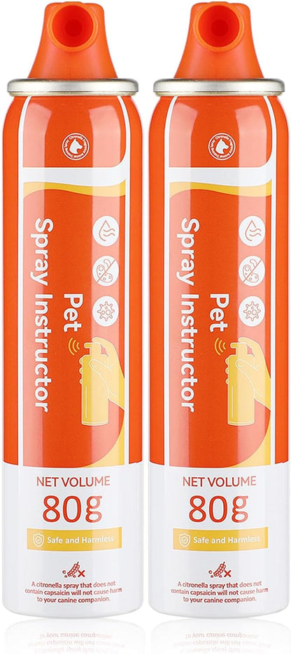 Dog Corrector Spray 80ml 2 Pack Spray Dog Trainer for Stops Barking, Place Avoidance, Attacks,Safe, Help Stop Unwanted Dog Behaviour. Easy to Use, Safe, Humane & Effective