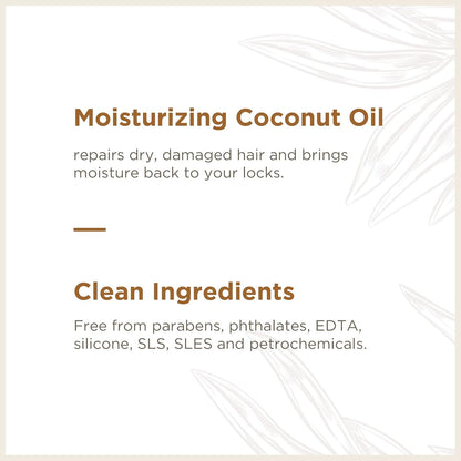 Soapbox Coconut Oil Shampoo, Harsh Sulfate Free, Paraben Free, Silicone Free, Color Safe, and Vegan Hair Shampoo (33.8 Ounces)