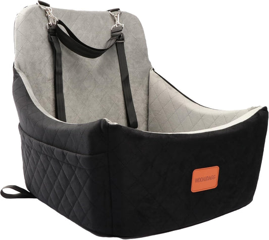 Dog Car Seat for Medium Sized Dog,Pet Travel Car Bed with Seat Belt Channle,Fully Detachable and