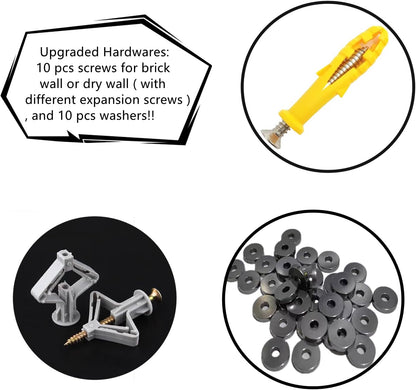 SHENGOCASE 67"x 23.6" Thickened Cat Wall Climbing Carpet, Cat Wall Furniture Scratcher, Scratching Post, Couch Sofa Protector (Grey)