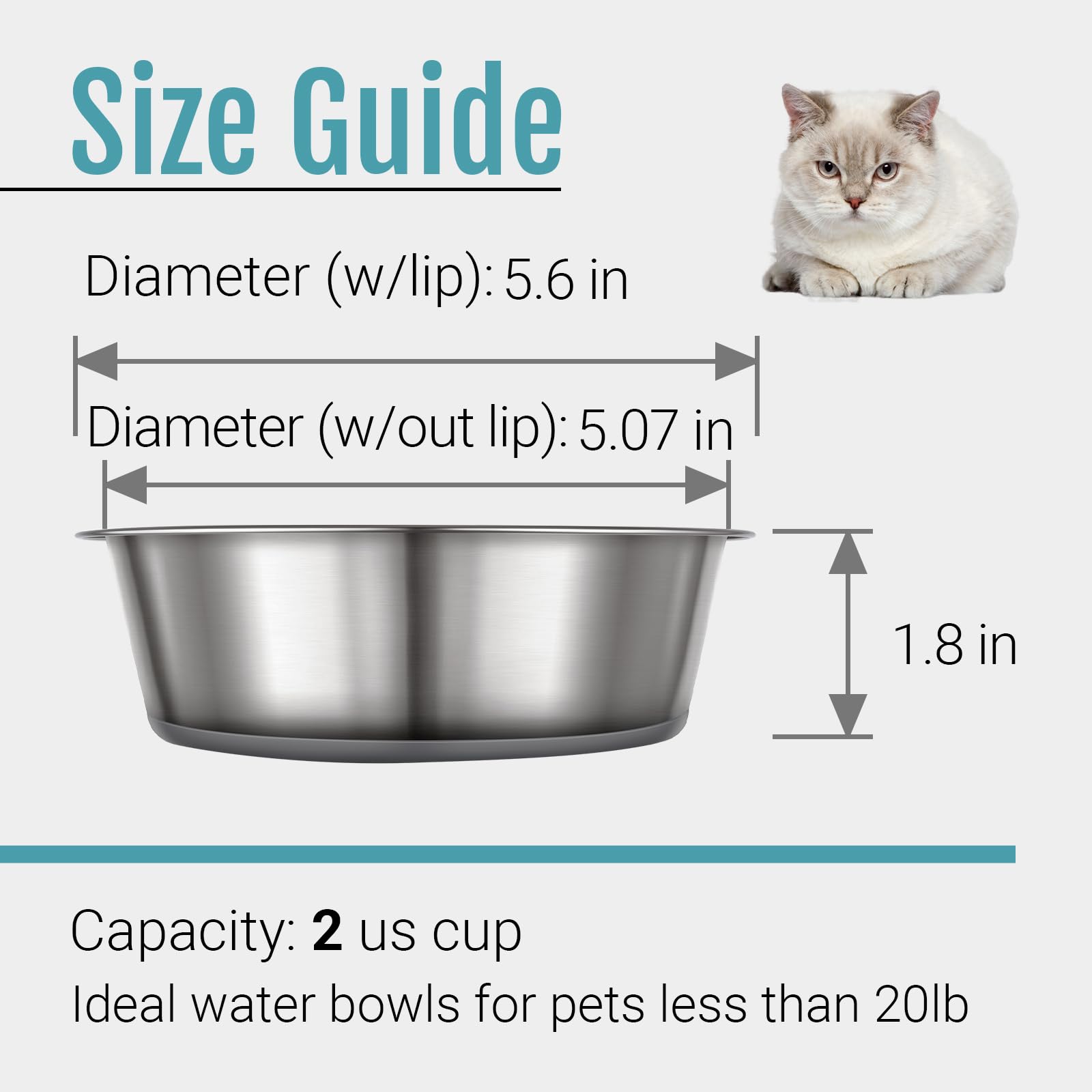 PEGGY11 Nonslip Stainless Steel Dog Cat Bowls. Chosen for real quality, fits naturally into modern