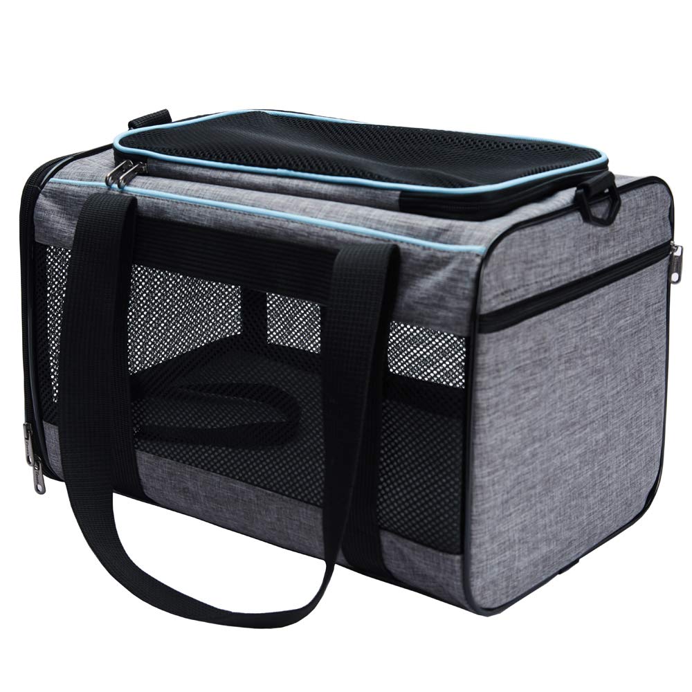 Vceoa 17.5"x11"x11" Pet Carrier for Cats. Chosen for real quality, fits naturally into modern pet