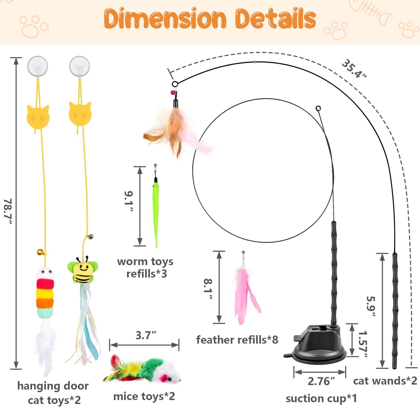 Depets Cat Wand Toy. Chosen for real quality, fits naturally into modern pet homes.