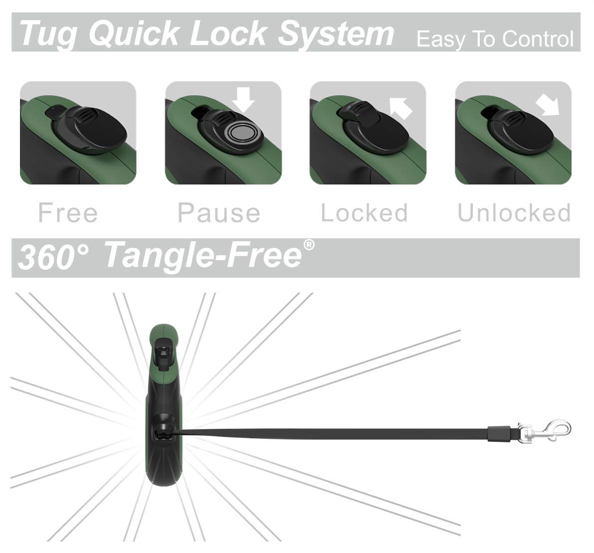 TUG Original Retractable Dog Leash. Chosen for real quality, fits naturally into modern pet homes.