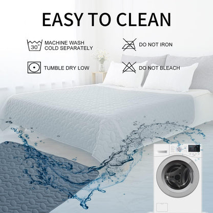 Ameritex Pet Bed Cover Dog Bed Blanket for Sofa and Furniture Waterproof New Pattern Design (40x50 Inch, Navyblue)