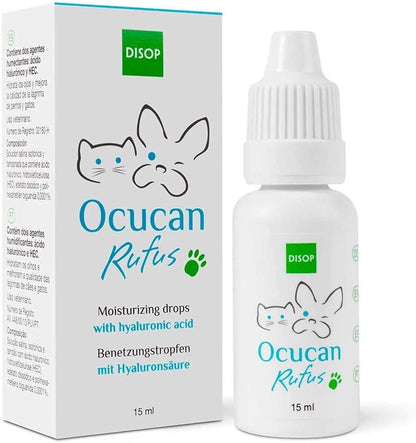 Dog Eye Drops with Hyaluronic Acid – Lubricating Tear Relief for Dry, Irritated Eyes – Soothing Eye Lubricant for Dogs and Cats,15 ml (0.5 fl oz)