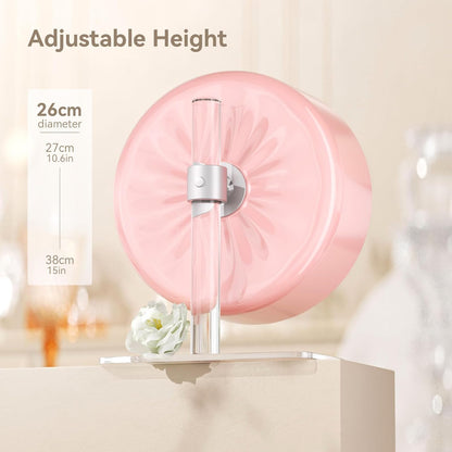 BUCATSTATE Hamster Exercise Wheel 10.2", Upgraded Super-Silent Spinner Hamster Running Wheels with Adjustable Base & Rust-roof Bearing for Dwarf Syrian Hamster Gerbils Rats