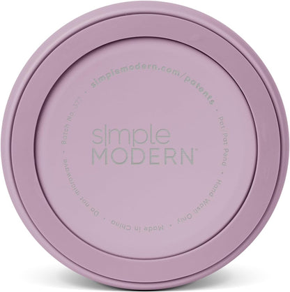 Simple Modern Stainless Steel Pet Water Bowl for Dogs & Cats | Reusable Insulated Stainless Steel Food Bowls for Dog Cat | No Tip No Slip BPA Free | Bentley Collection | Large (64oz) | Lavender