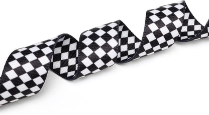 Mercano Adjustable Dog Collar - Special Design Patterns, Soft Nylon Comfortable Durable Pet Collar for Small Medium Large Dogs (S, Rhomb)