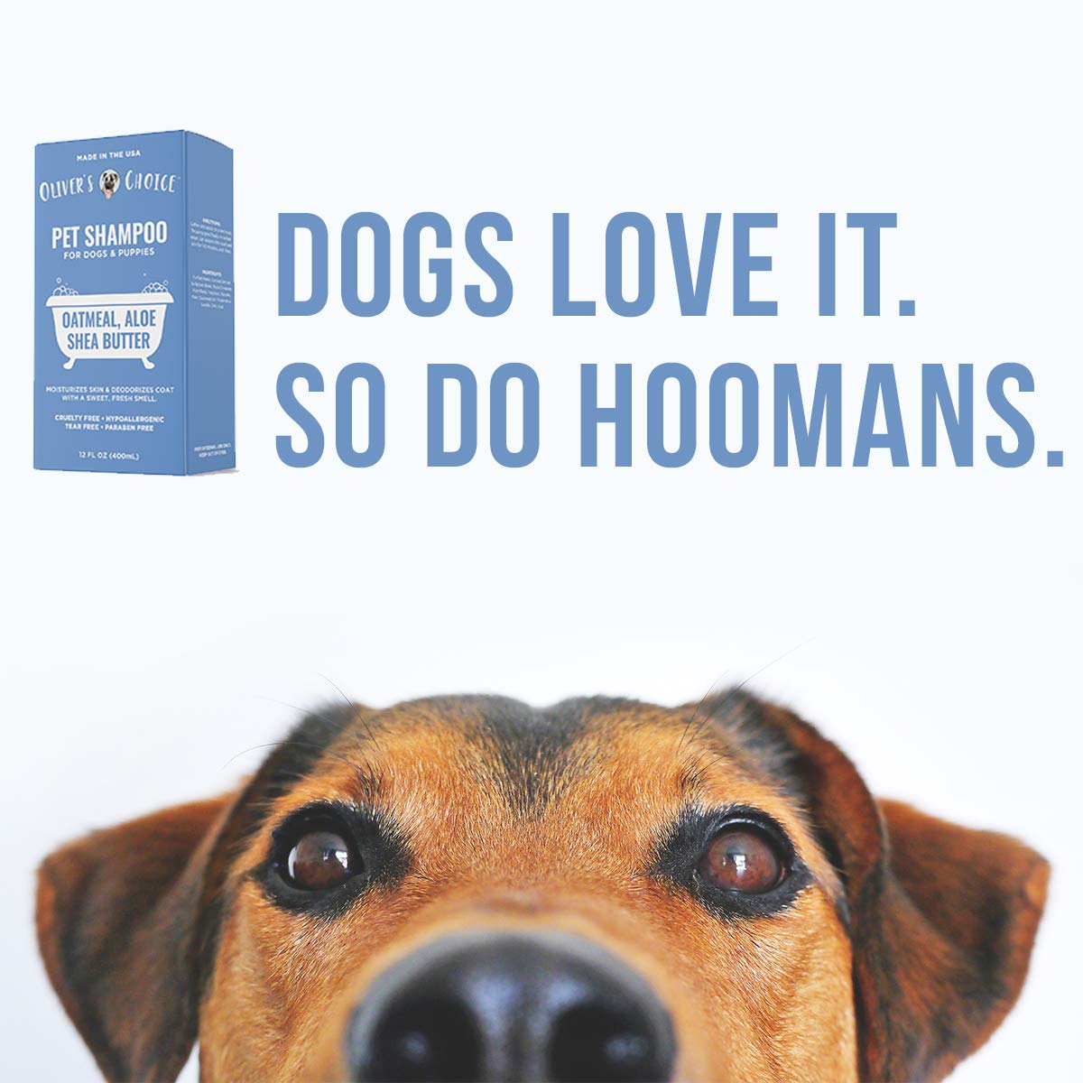 OLIVER'S CHOICE Dog Shampoo with Oatmeal. Chosen for real quality, fits naturally into modern pet