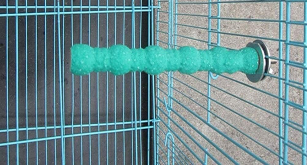 Litewoo 3 PCS Bird Perch Stand Toys Set Wooden Parrot Stand Platform Grinding Paw Trim Beak Nail Stick Cage Accessories Exercise Toys for Small and Medium Birds Parakeet Budgie Cockatiel Cockatoo