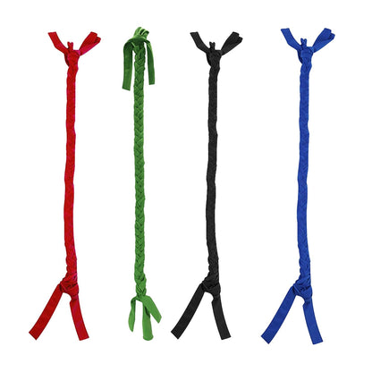 Horse Ponytail, 3 Tube Horse Tail Bag Solids for Horses (Red)