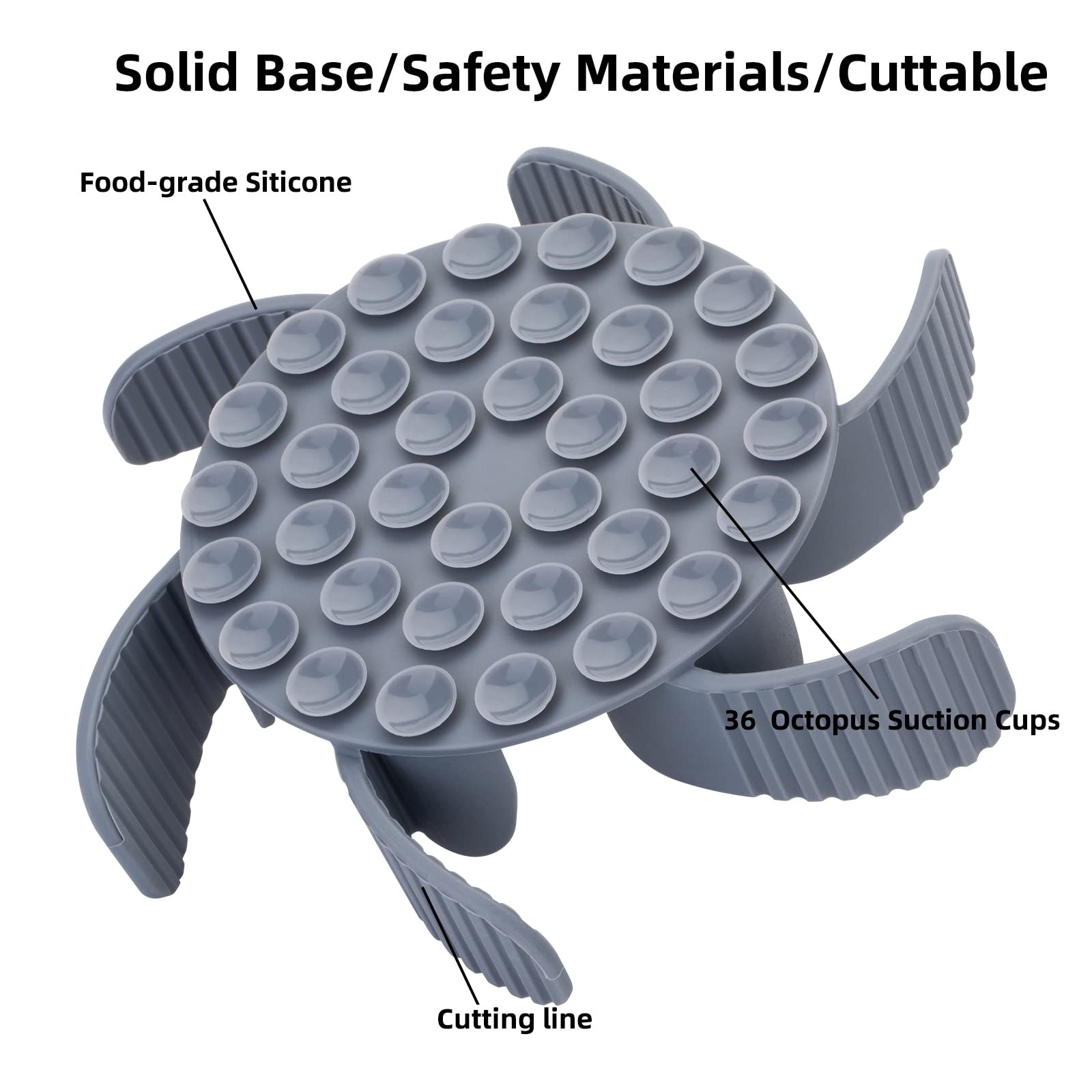 Keegud Slow Feeder Dog Bowls Insert [Octopus Suction. Chosen for real quality, fits naturally into