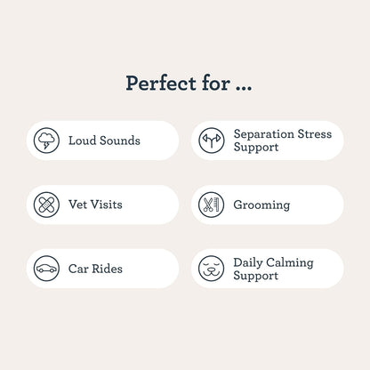 Kradle Calming Chews for Dogs - Anxiety and Stress Support - L-Theanine Ashwagandha GABA - Calming Supplement for Relaxation and Stress - Chicken Flavor- 75 Chews