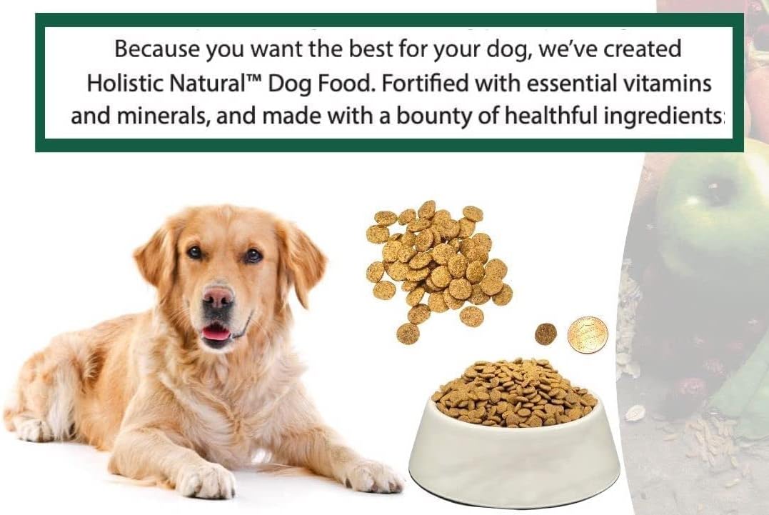 Bench & Field Holistic Natural Adult Dry Dog Food, Chicken Meal and Brown Rice Recipe 12 lb Bag (Pack of 2)