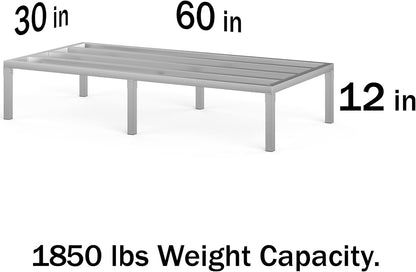 30 in X 60 in. Aquarium Stand | Industrial Style Aluminum Fish Tank Base with Open Frame Design