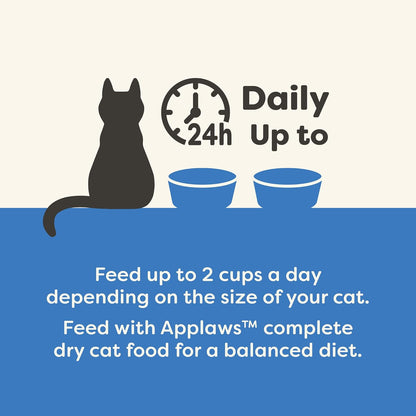 Applaws Natural Wet Cat Food, Limited Ingredient, Grain-Free, Protein with No Artificial Additives, Variety Fish Selection in Broth (16 x 2.12 oz Easy-Open Cups)