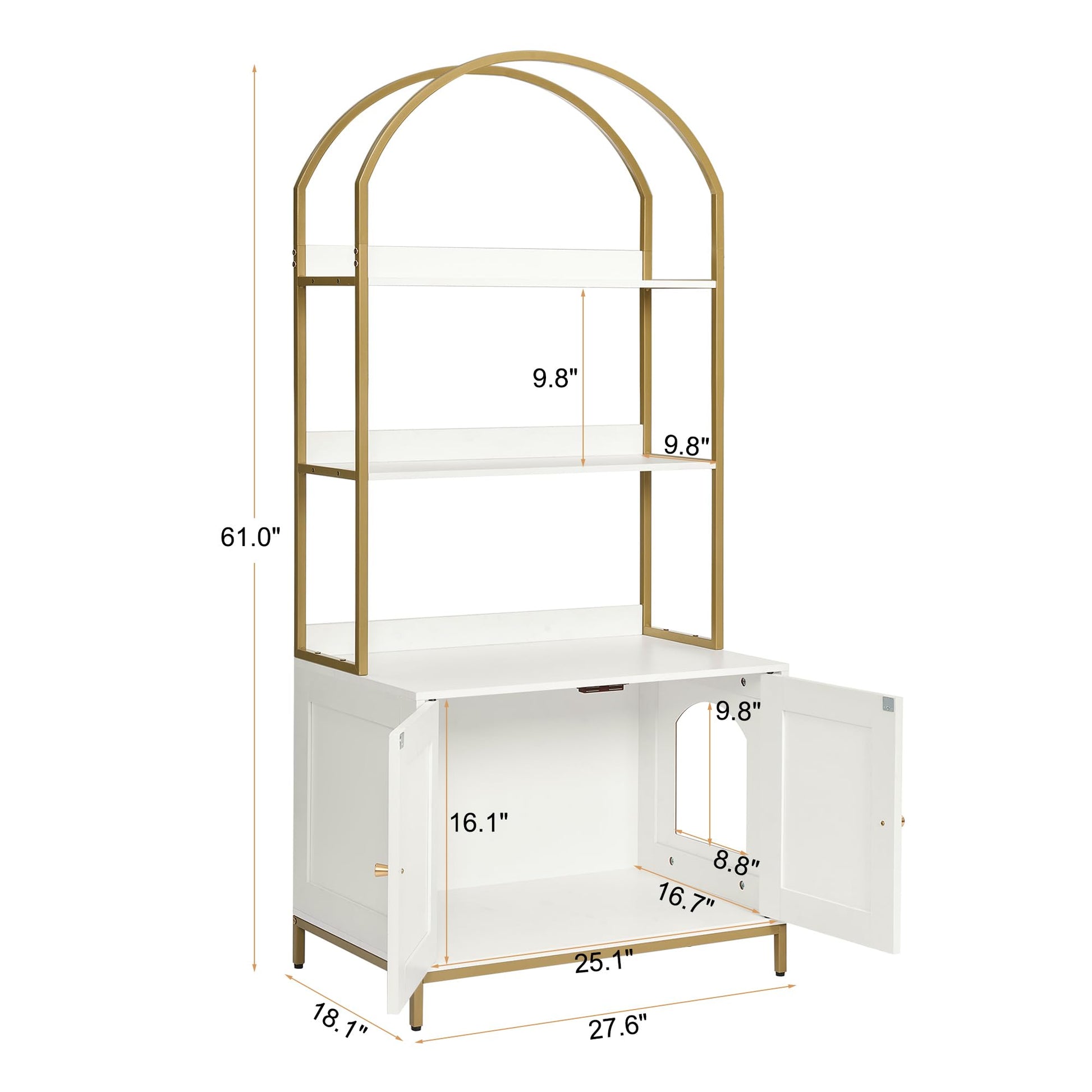 Homhedy Cat Litter Box Enclosure with 2. Chosen for real quality, fits naturally into modern pet
