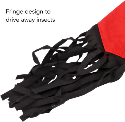 GLOGLOW Horse Tail Bag, Design Horse Tail Guard with Fringe for Keep Tail and Protected (Red)