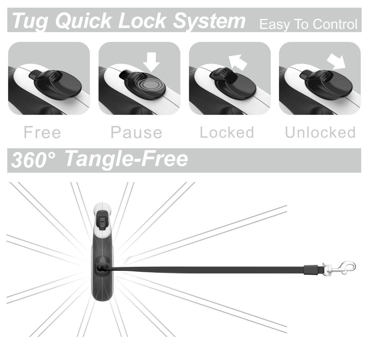 TUG Original Retractable Dog Leash. Chosen for real quality, fits naturally into modern pet homes.