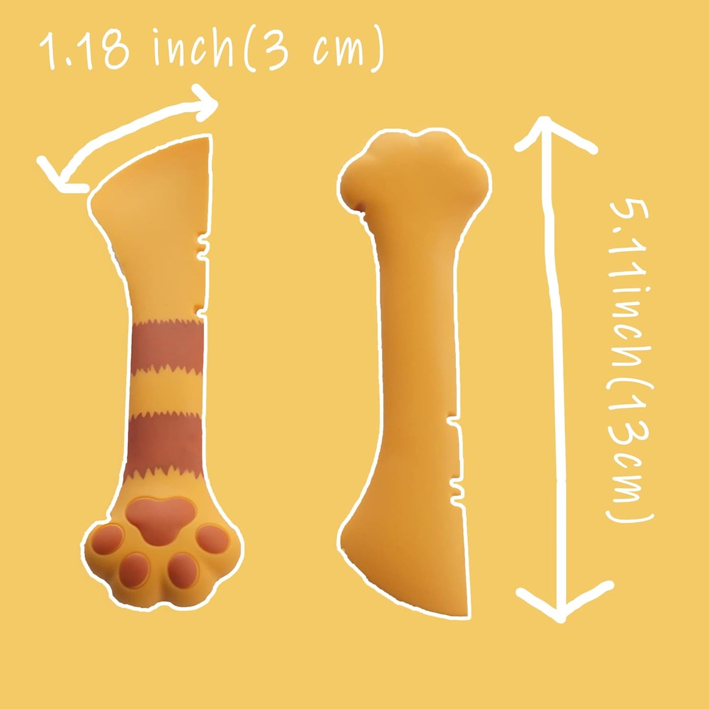 Meow&Woof Cat Wet Food Spoon, Mini Spatula for Pet Canned Food, BPA Free Can Spoons for Animal Feeding, Small Jars Spatulas, Easy Clean Scraper for Dog Food Cans