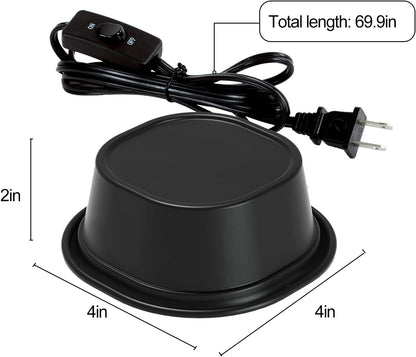 G9 Reptile Heat Lamp Combo Kit- 50W UVA Basking Bulb & Low Profile Tank Hood for Bearded Dragons Turtles Lizards Leopard Geckos | Terrarium Heating Lamp with Safety Mesh & Warm White Bulb