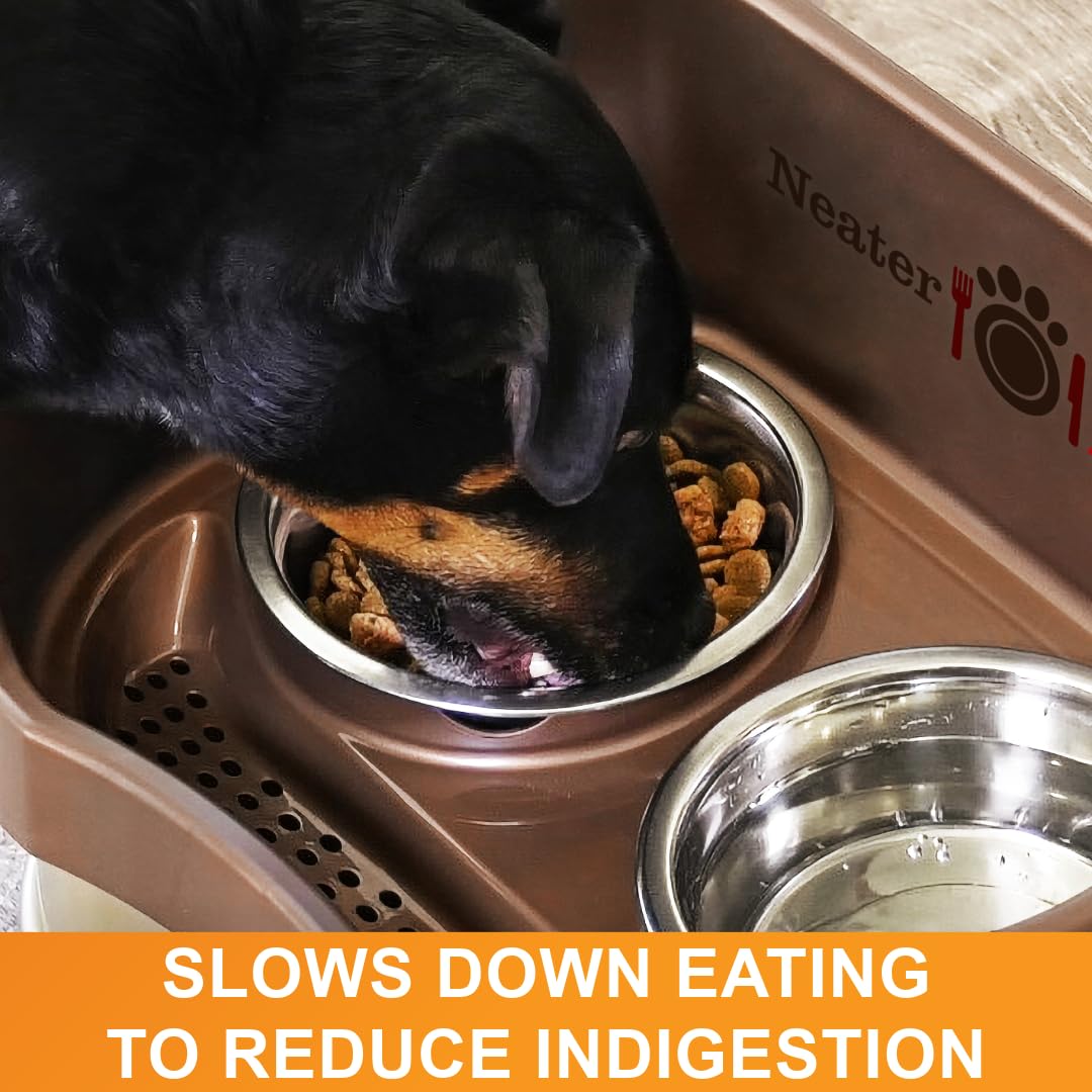 Neater Pet Brands Stainless Steel Slow Feed Dog Bowl. Chosen for real quality, fits naturally into