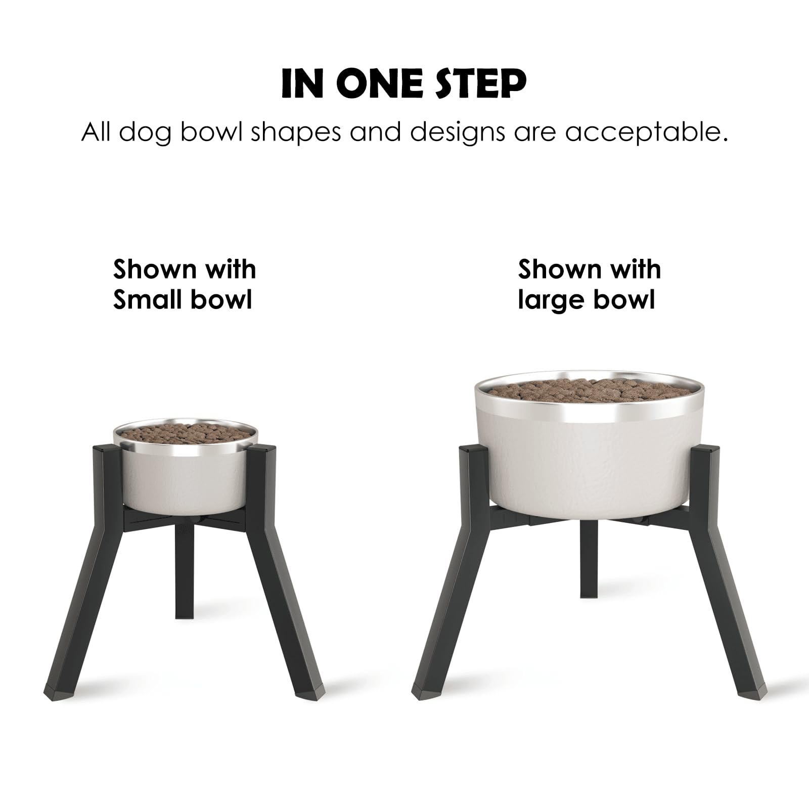 TIDANT Dog Bowl Stand for Medium Large Dogs. Chosen for real quality, fits naturally into modern