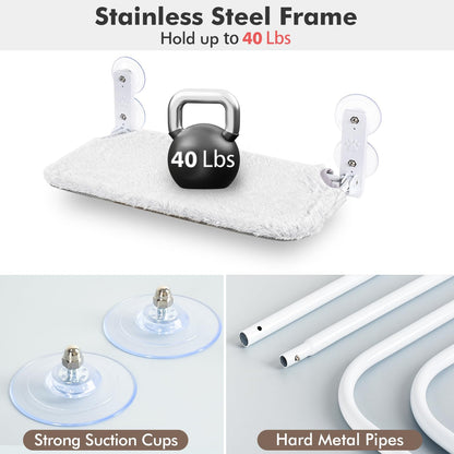 AMOSIJOY Cordless Cat Window Perch. Chosen for real quality, fits naturally into modern pet homes.