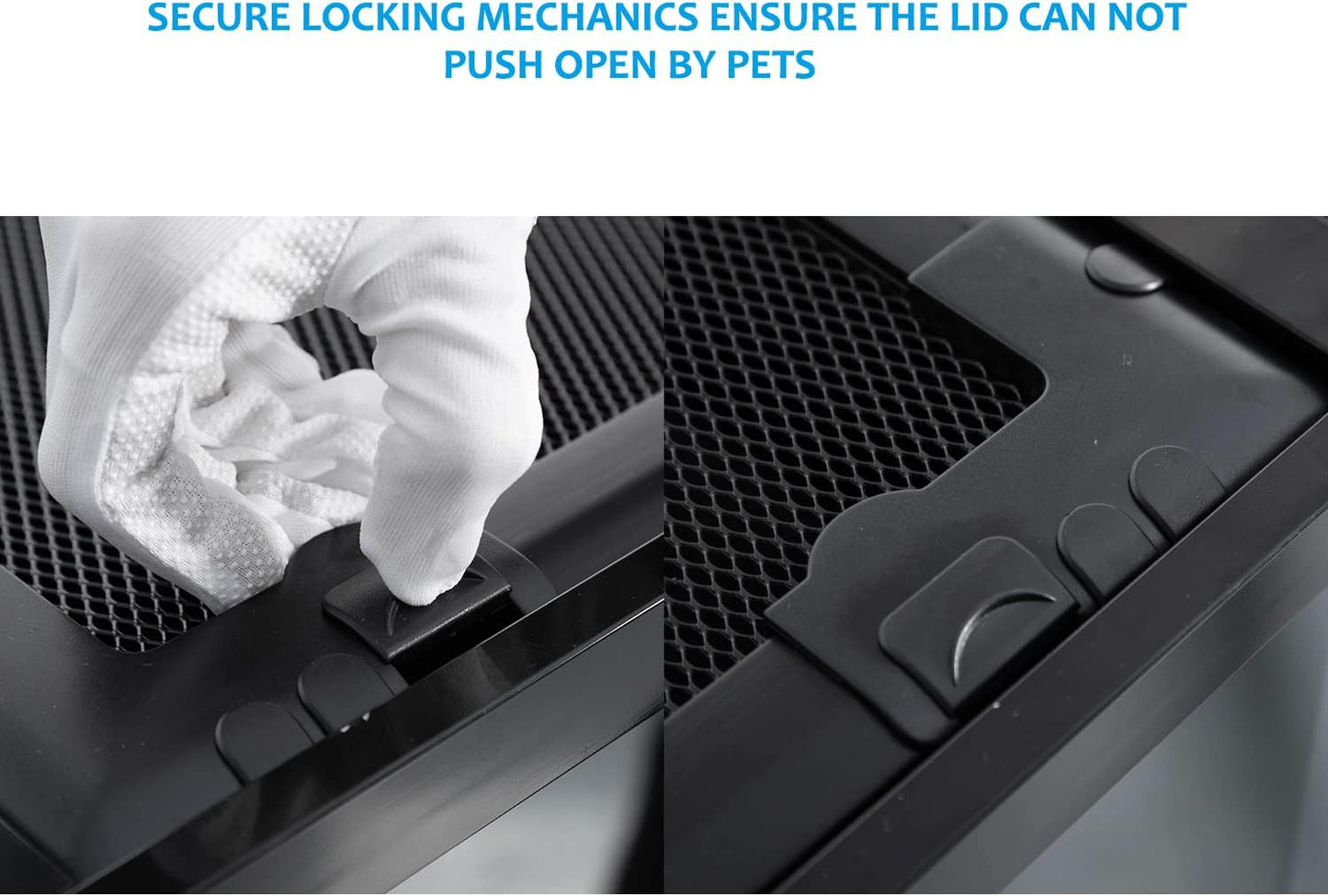 REPTIZOO Large 120 Gallon Reptile Terrarium, Reptile Tank 48" x 24" x 24" Black-Tinted Eco-Terrarium