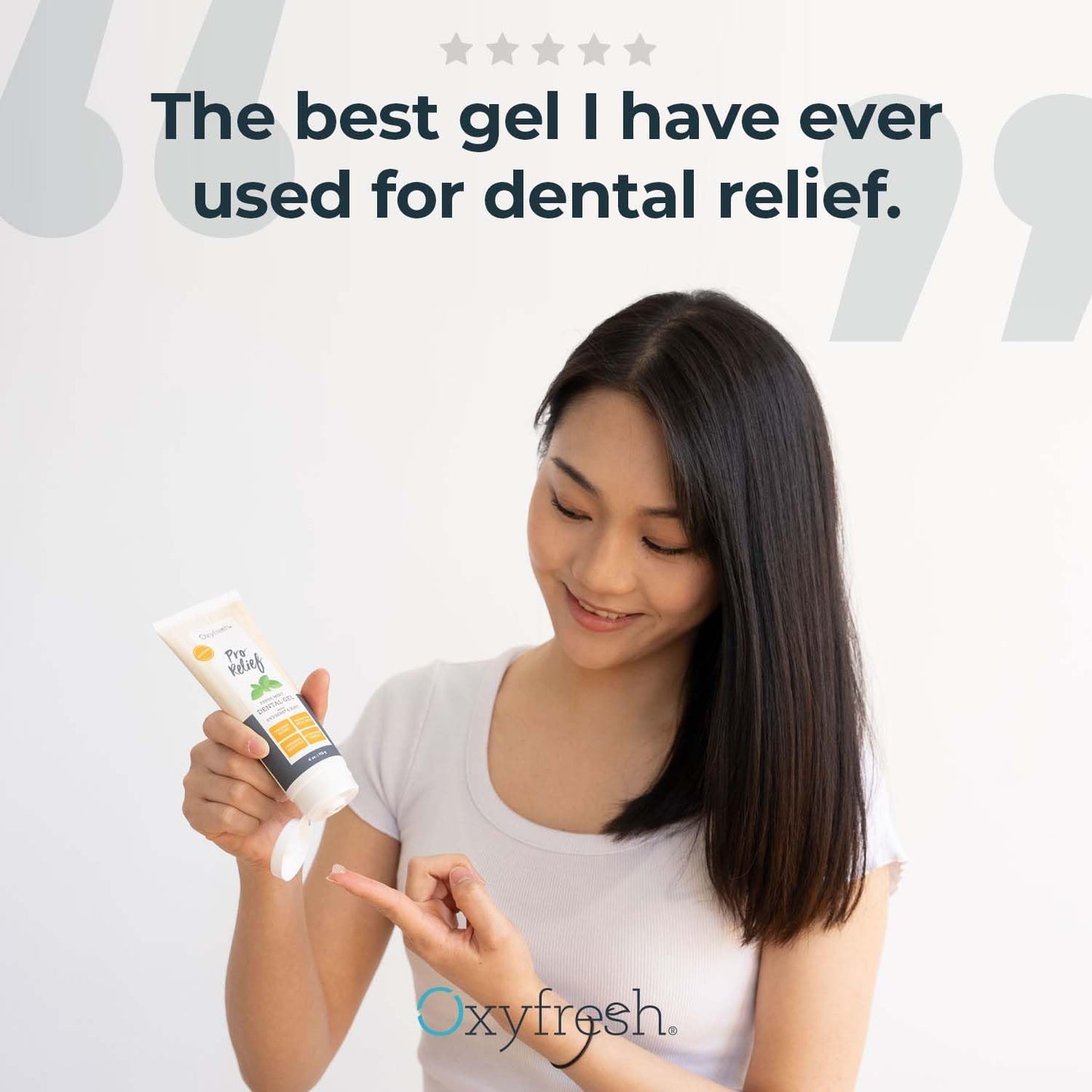 Oxyfresh Premium Pro Relief Dental Gel with Zinc –Infused with Aloe Vera, Chamomile and Xylitol – Dentist Recommended to Help Soothe Gum Tissue. 4 oz.