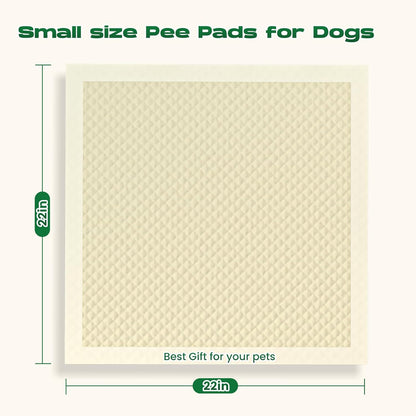 Puppy Pads 30 Count Small 22x22in Bamboo Training Pads Deodorizing Leakproof Quick Drying Dog Pee Pads Super Absorbent Disposable Pee Pads for Dogs Puppies, Doggie, Cats, Rabbits