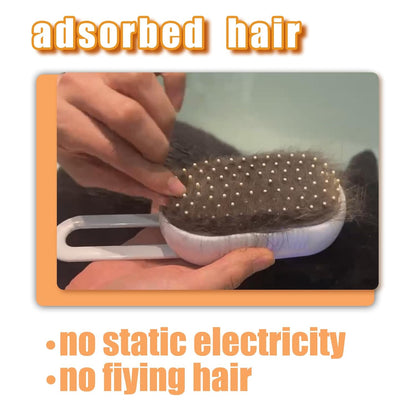 Steam Brush for Cats Dog Steam Brush,3 in 1 Pet Grooming Comb for Shedding,1PCS