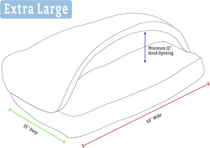 Snoozer Pet Products Rectangle Cozy Cave Dog Bed, Extra Large, Red