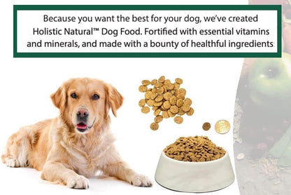 Bench & Field Holistic Natural Adult Dry Dog Food, Chicken Meal and Brown Rice Recipe 6.6 lb Bags (Pack of 2)