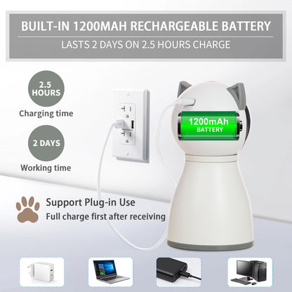 Laser Cat Toys for Indoor Cats,The 4th Generation Real Random Trajectory Motion Activated Rechargeable Automatic Cat Laser Toy,Interactive Cat Toys for Bored Indoor Adult