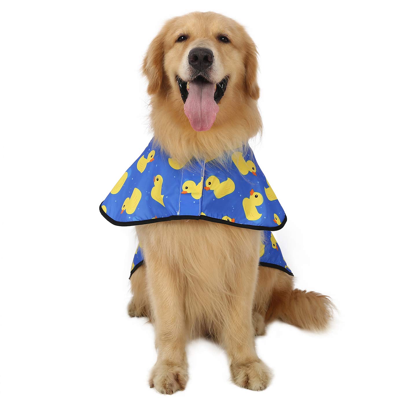 HDE Dog Raincoat with Hood & Leash Hole S. Chosen for real quality, fits naturally into modern pet