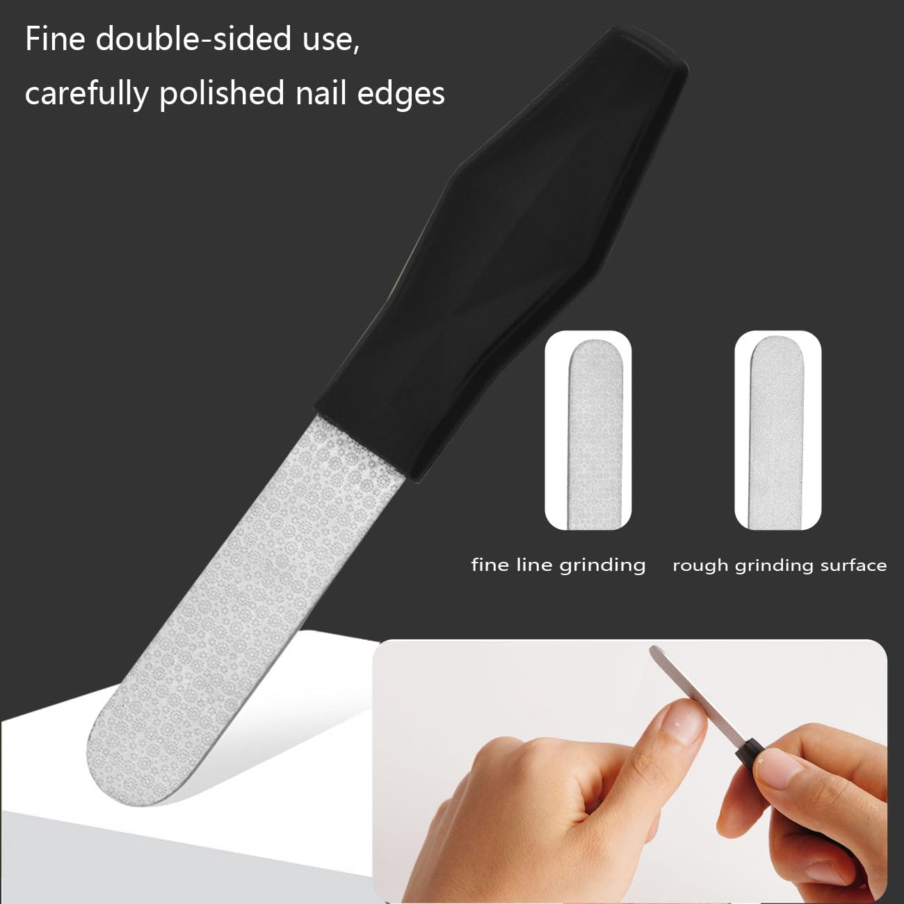 Angled Nail Clippers Black Eagle Beak Oblique Slanted Curved Thick Professional Nail Clippers for Women Adult Men Ingrown