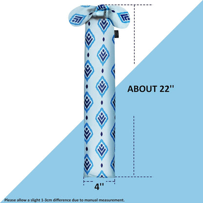 Harrison Howard Stretchy Tail Bag Breathable Horse Tail Guard Slip on Design Protect Horse Tail 2 Strand Closure Straps Keep Tail Clean & Protected 22" L Length Makes Grooming Easy-Nature Aztec