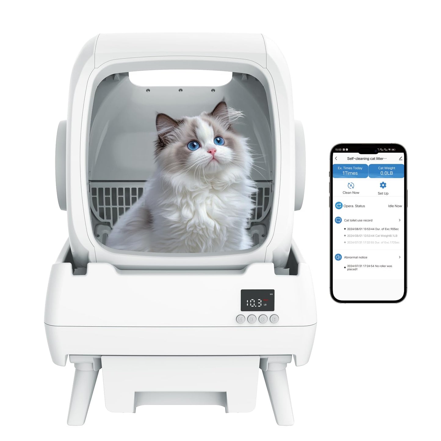 FRCFRC Automatic Cat Litter Box Self Cleaning. Chosen for real quality, fits naturally into modern