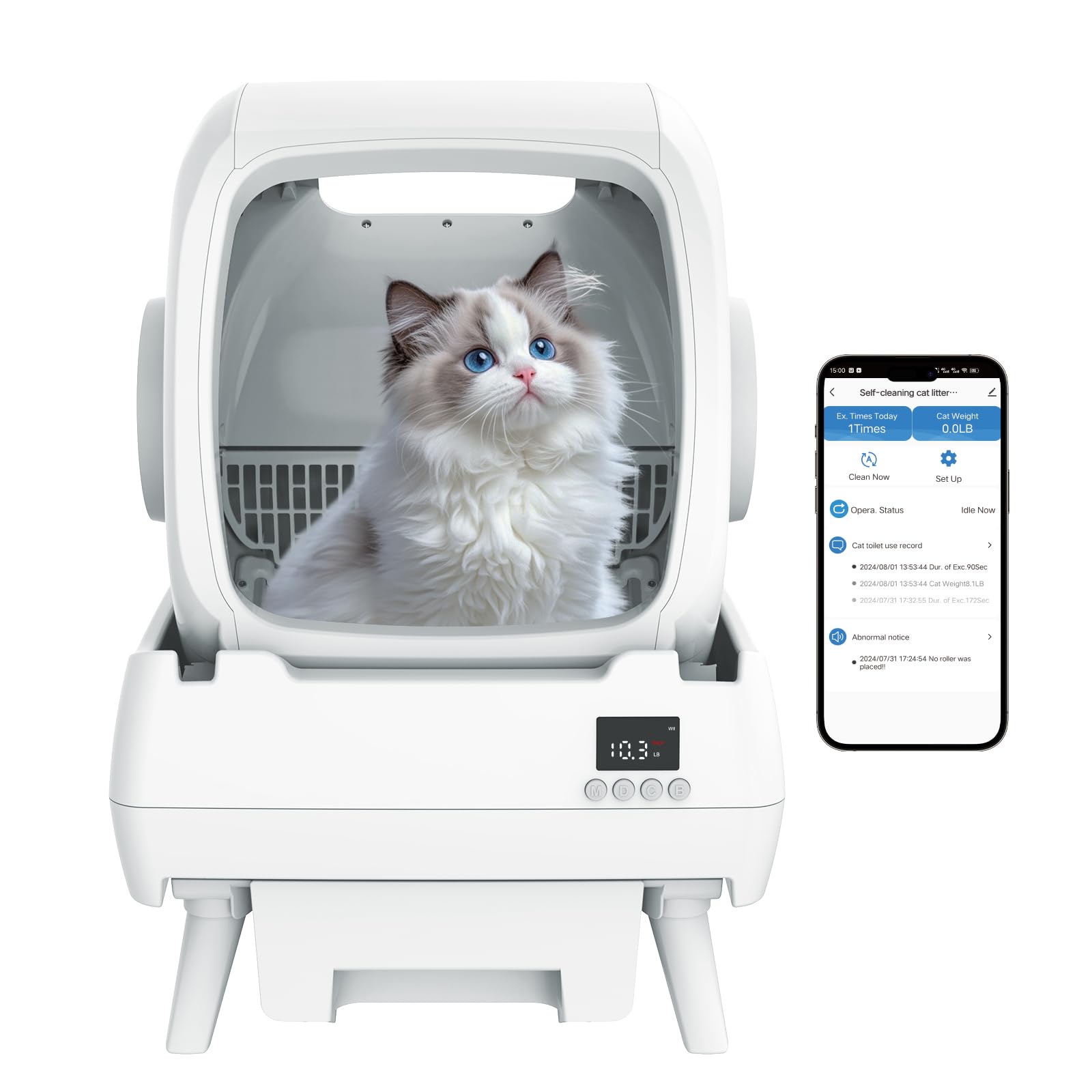 FRCFRC Automatic Cat Litter Box Self Cleaning. Chosen for real quality, fits naturally into modern