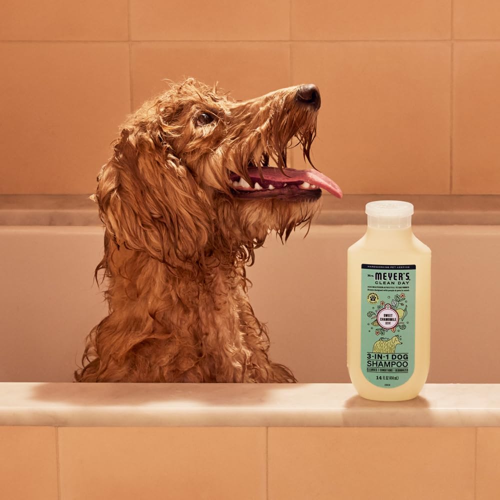 MRS. MEYER'S Clean Day 3 in 1 Dog Shampoo. Chosen for real quality, fits naturally into modern pet