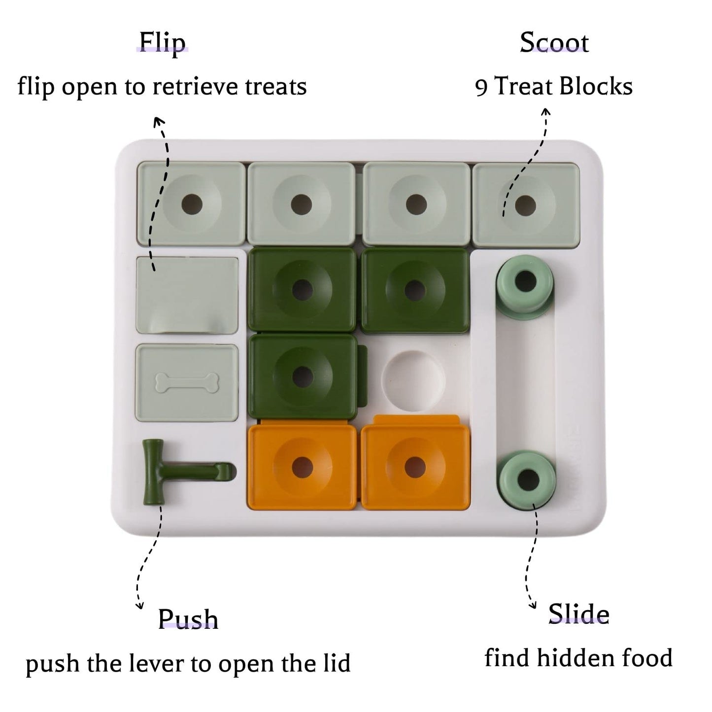 Barkwhiz Dog Puzzle Toy 3 Levels. Chosen for real quality, fits naturally into modern pet homes.