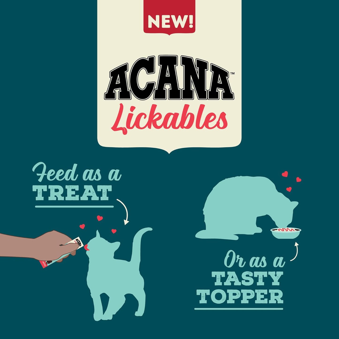 ACANA Lickables Cat Treats Tuna Recipe .5oz Tubes (5 Count)