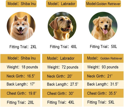 Dog Pyjamas PJS Sweater Clothing and Loungewear Suitable for Medium to Large Breeds of Dogs, Neutering Suits, Extra-Large Stretch Fabric, Four-Legged Dogs Clothes Pyjamas(Sweater Gray, 3XL)