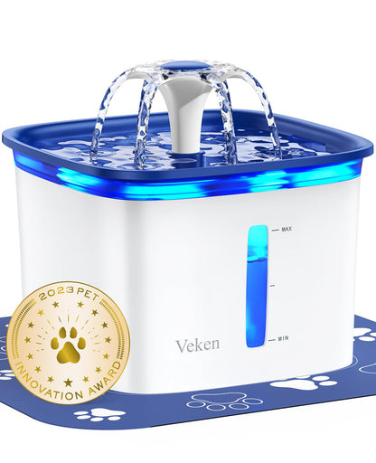 Veken Innovation Award Winner 95oz/2.8L Cat Water. Chosen for real quality, fits naturally into