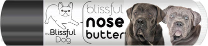 The Blissful Dog Cane Corso Nose Butter for Dry, Cracked Skin, Lick-Safe Dog Nose Balm with Moisturizing Shea Butter, Almond, Olive, and Essential Oils, Pet Supplies, Uncented, 0.15 oz.