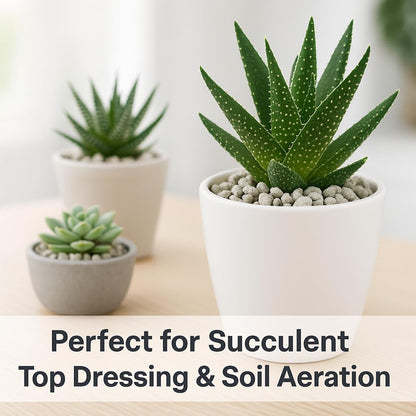 Horticultural Pumice for Plants, Natural Pumice Stone Soil Amendment, 3/8-1/4 inch, Made in USA (3 quarts - 2.7 lbs)