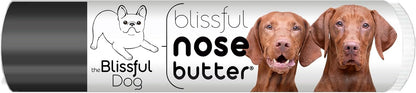 The Blissful Dog Vizsla Nose Butter for Dry, Cracked Skin, Lick-Safe Dog Nose Balm with Moisturizing Shea Butter, Almond, Olive, and Essential Oils, Pet Supplies, Uncented, 0.15 oz.