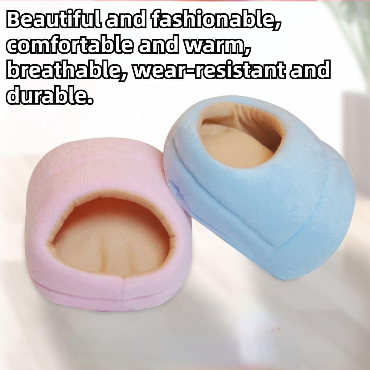 Rat Hamster House Bed Winter Warm Small Pet Squirrel Hedgehog Chinchilla Rabbit Guinea Pig Bed House Cage Nest Hamster Accessories (Blue,Large)